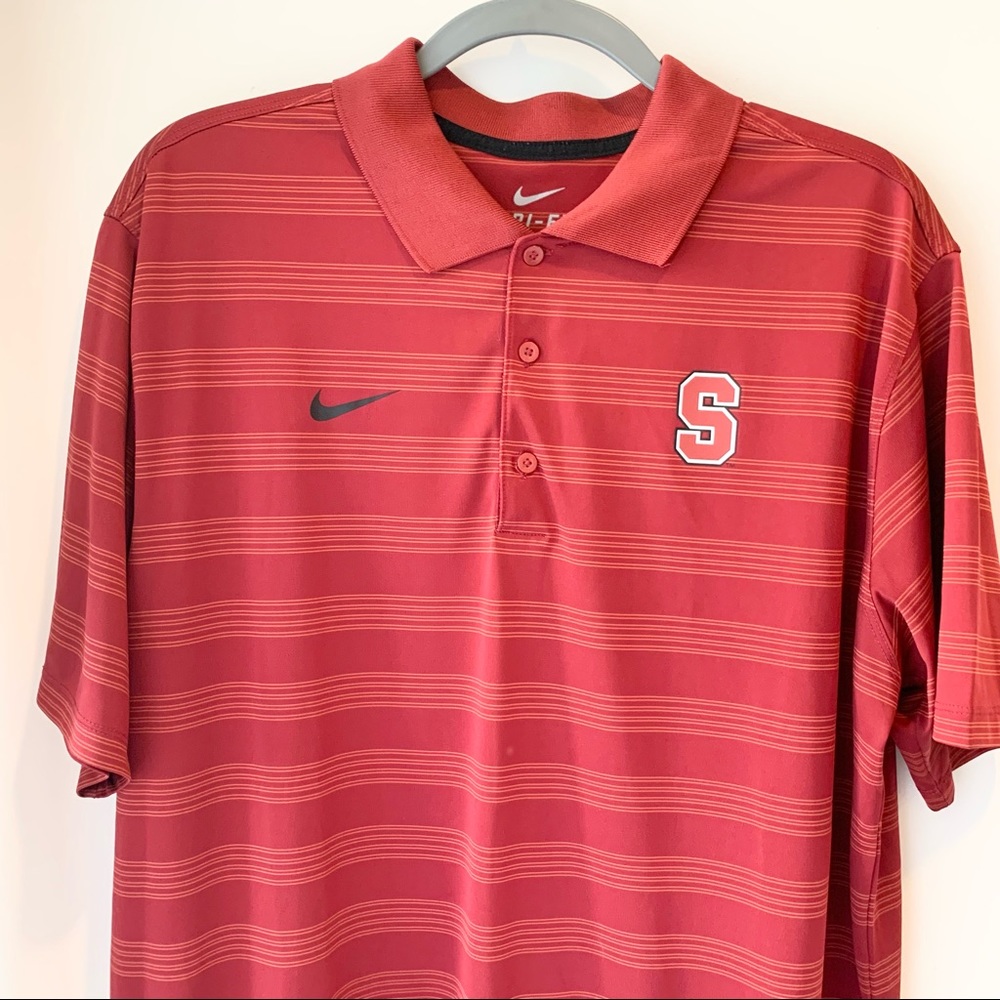 Nike Red Stanford Polo - Picture 2 of 5